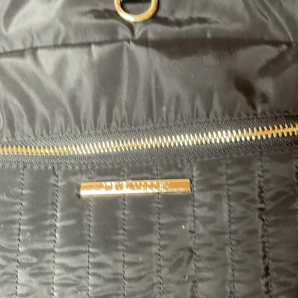 Steve Madden Brue Black Tote Bag.